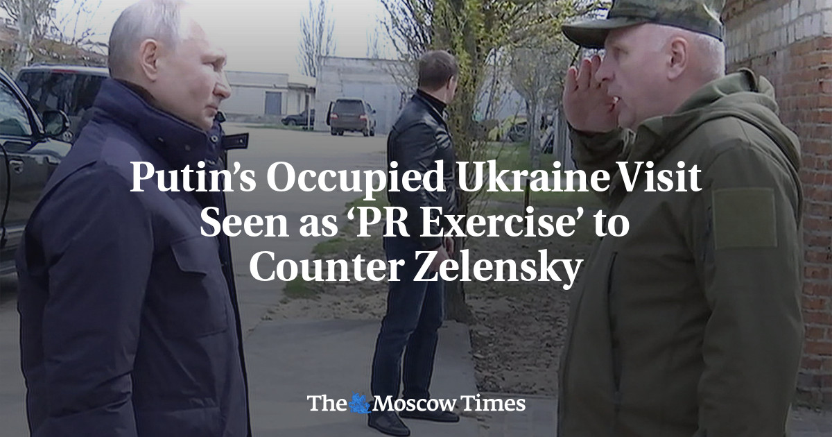 Putin's Secret Visit to Occupied Ukraine Raises Eyebrows.