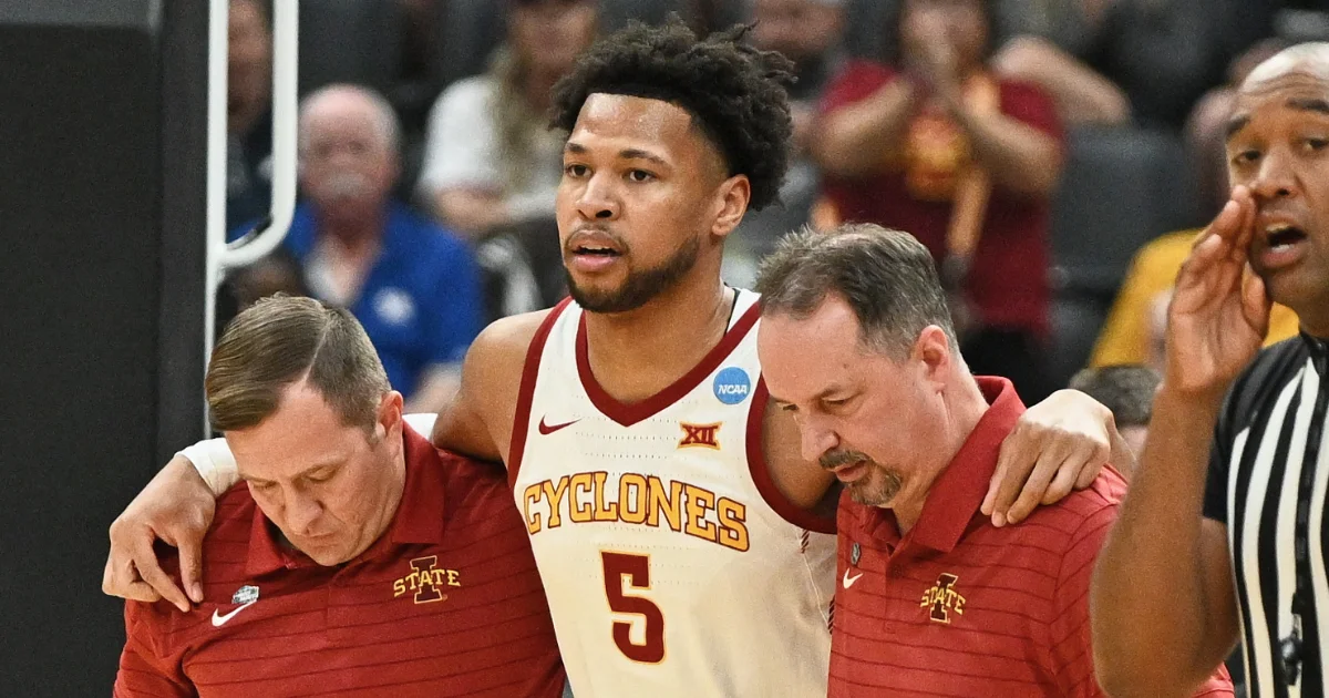Iowa State star Joshua Jefferson injures ankle in first-round NCAA game, status for next round unclear