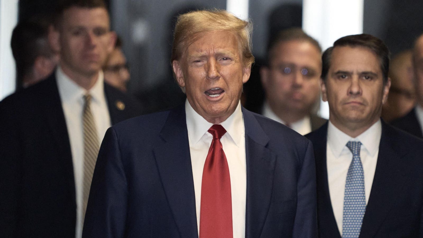 Featured image for Trump's Aggressive Tactics Ahead of Hush Money Trial