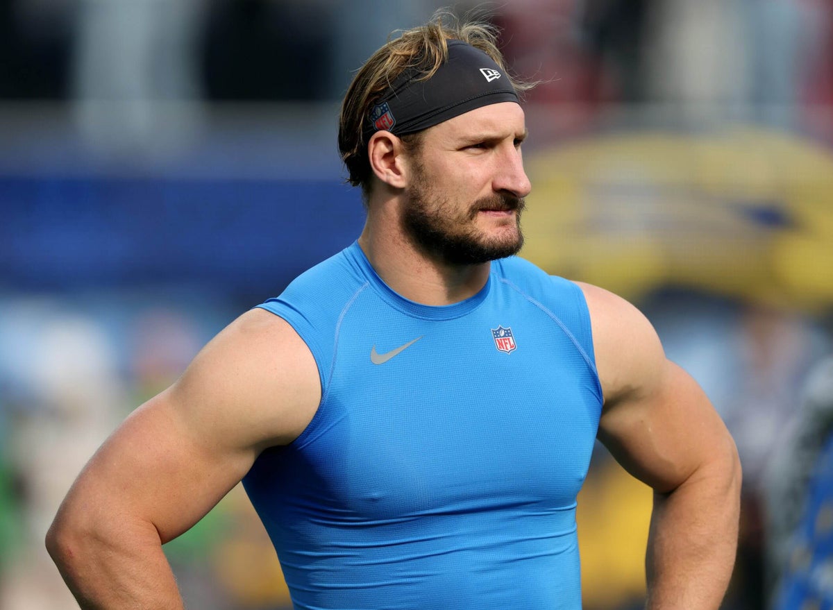 Featured image for Bills' Joey Bosa sidelined by calf injury, misses OTAs