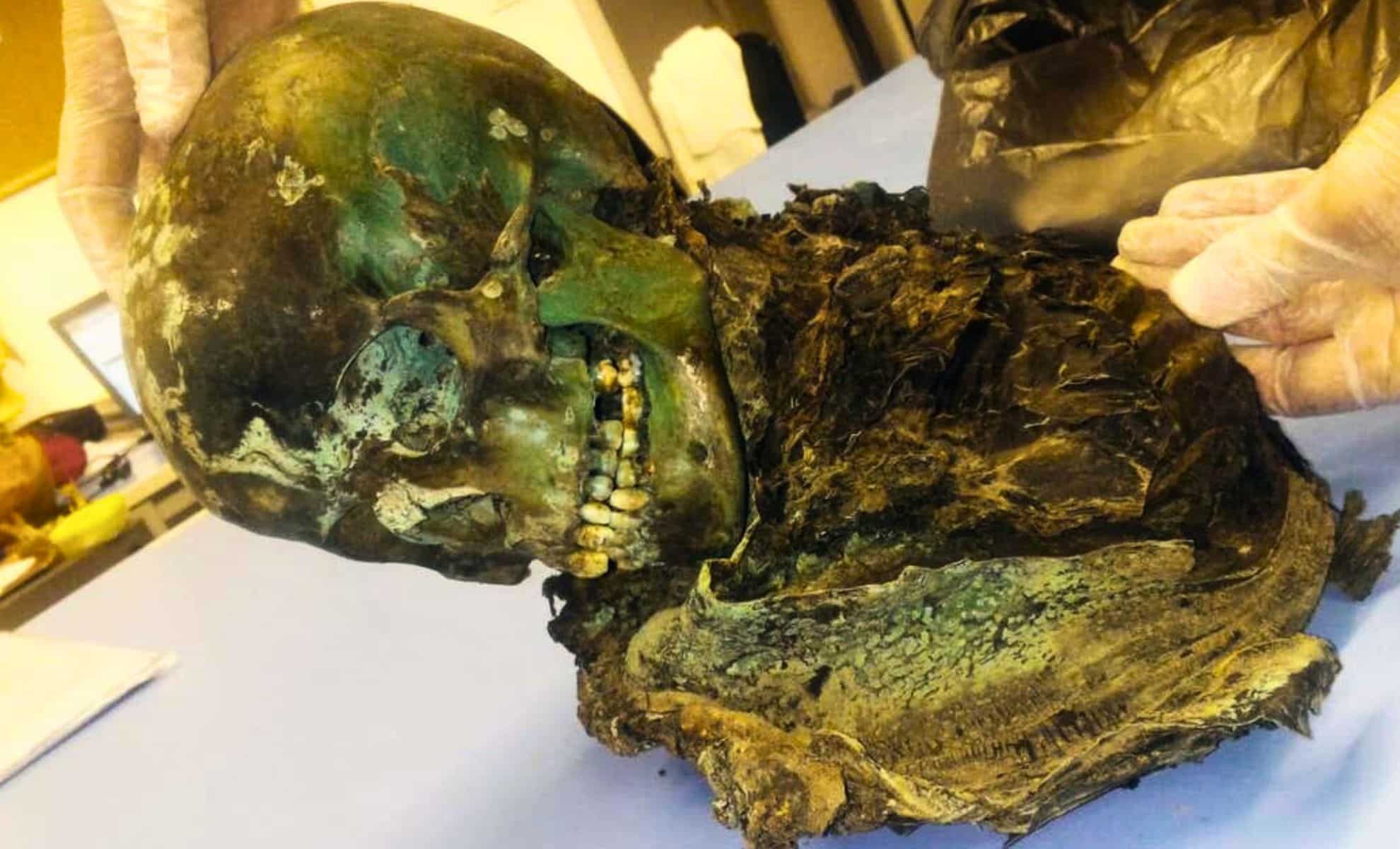Featured image for Ancient Boy's Green Mummy Revealed to Be Copper-Preserved