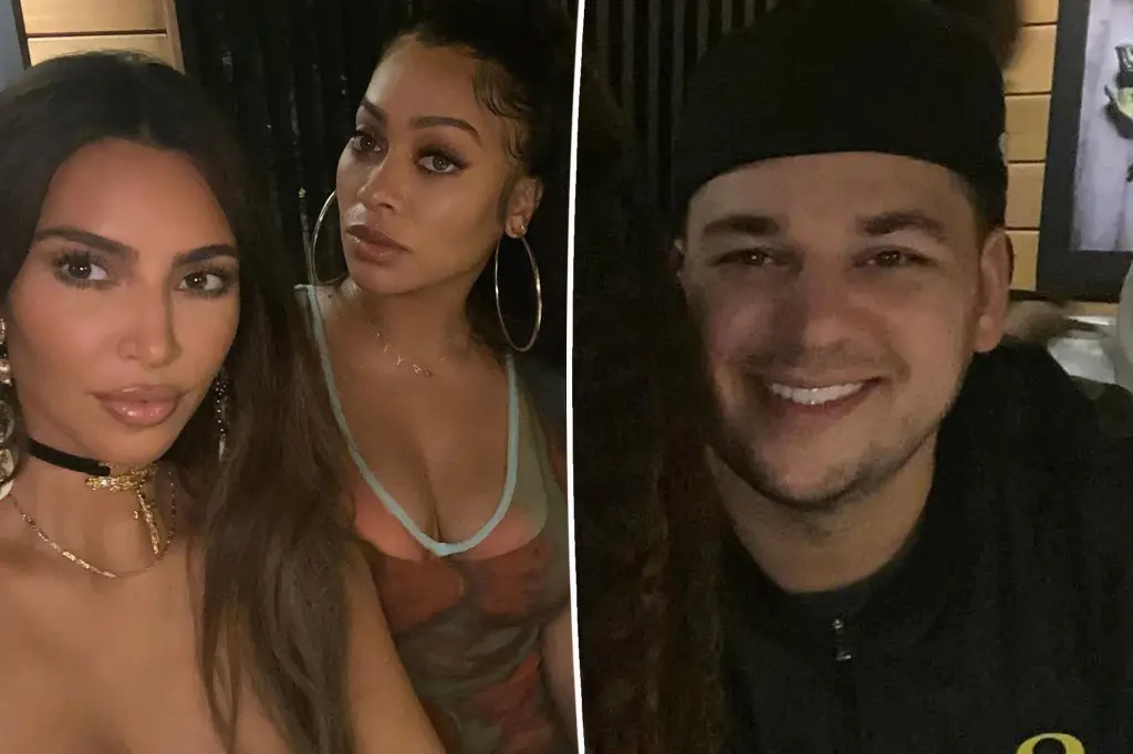 Featured image for Rob Kardashian Shines in Rare Photo with Kim and La La Anthony