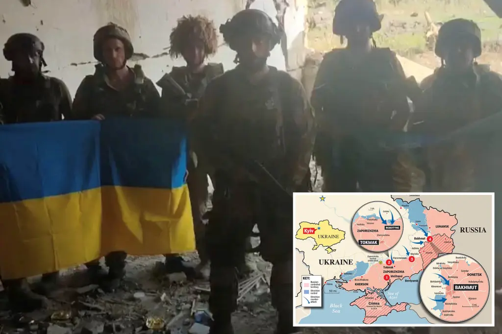 Ukrainian forces reclaim strategic village from Russians in southward advance