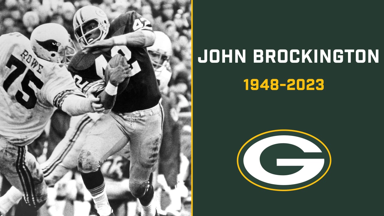 Featured image for Packers Hall of Famer John Brockington dies at 74.