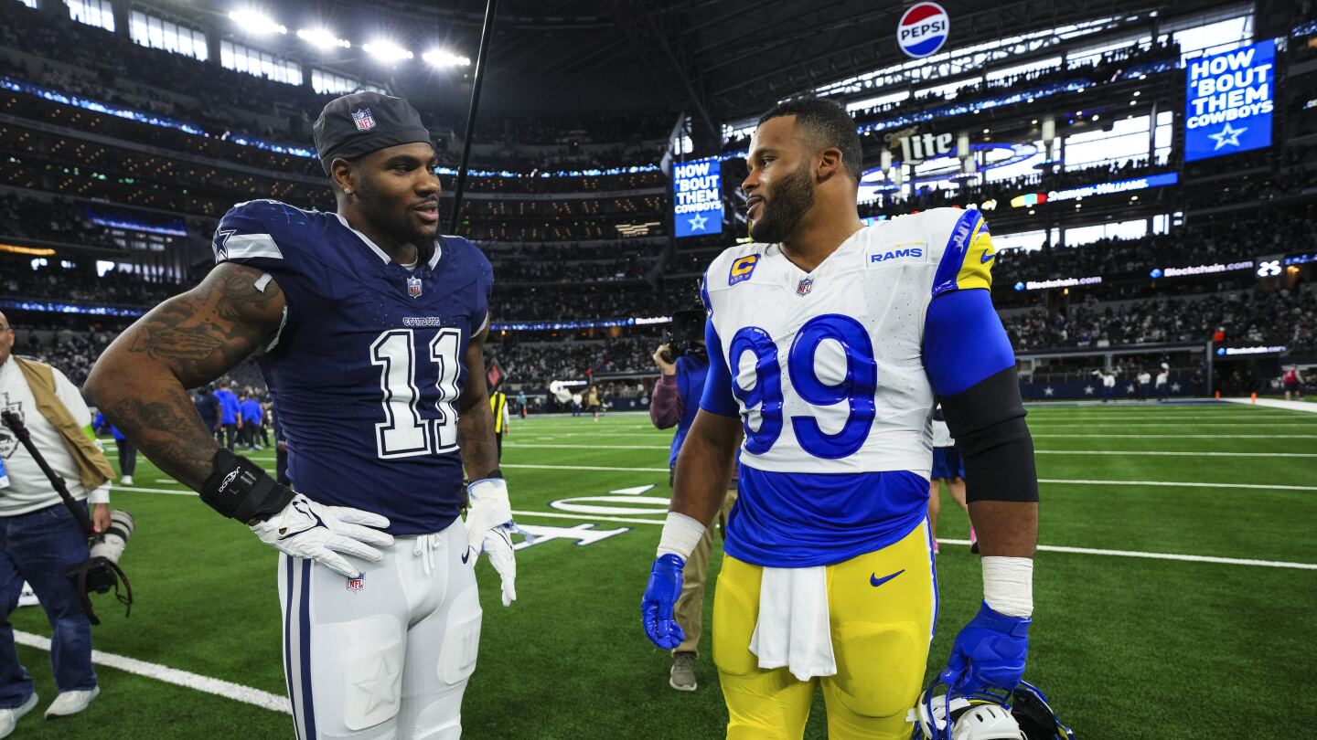 Featured image for NFL Legends Spark Rumors of Rams Duo with Aaron Donald and Micah Parsons