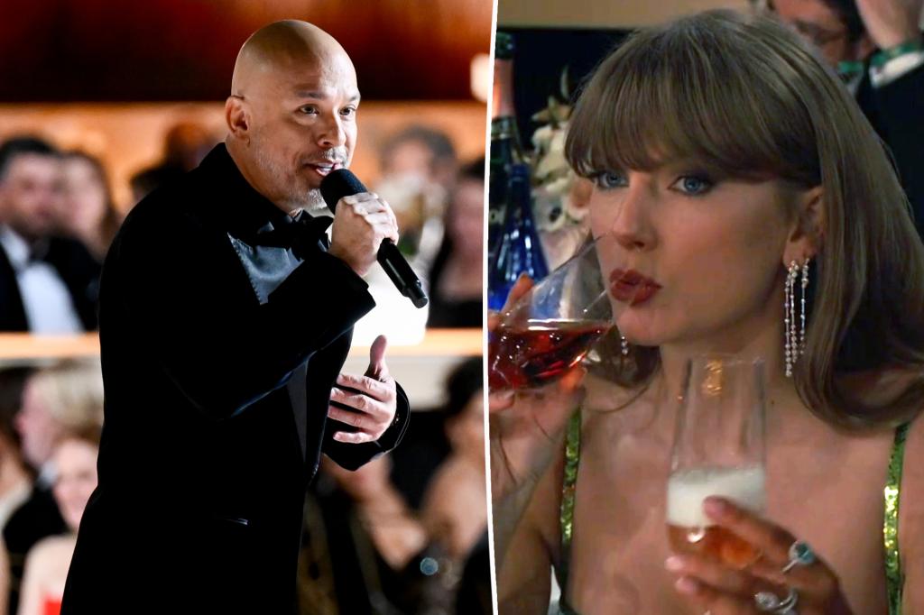 Featured image for "Comedians and Celebrities React to Jo Koy's Golden Globes Joke About Taylor Swift"
