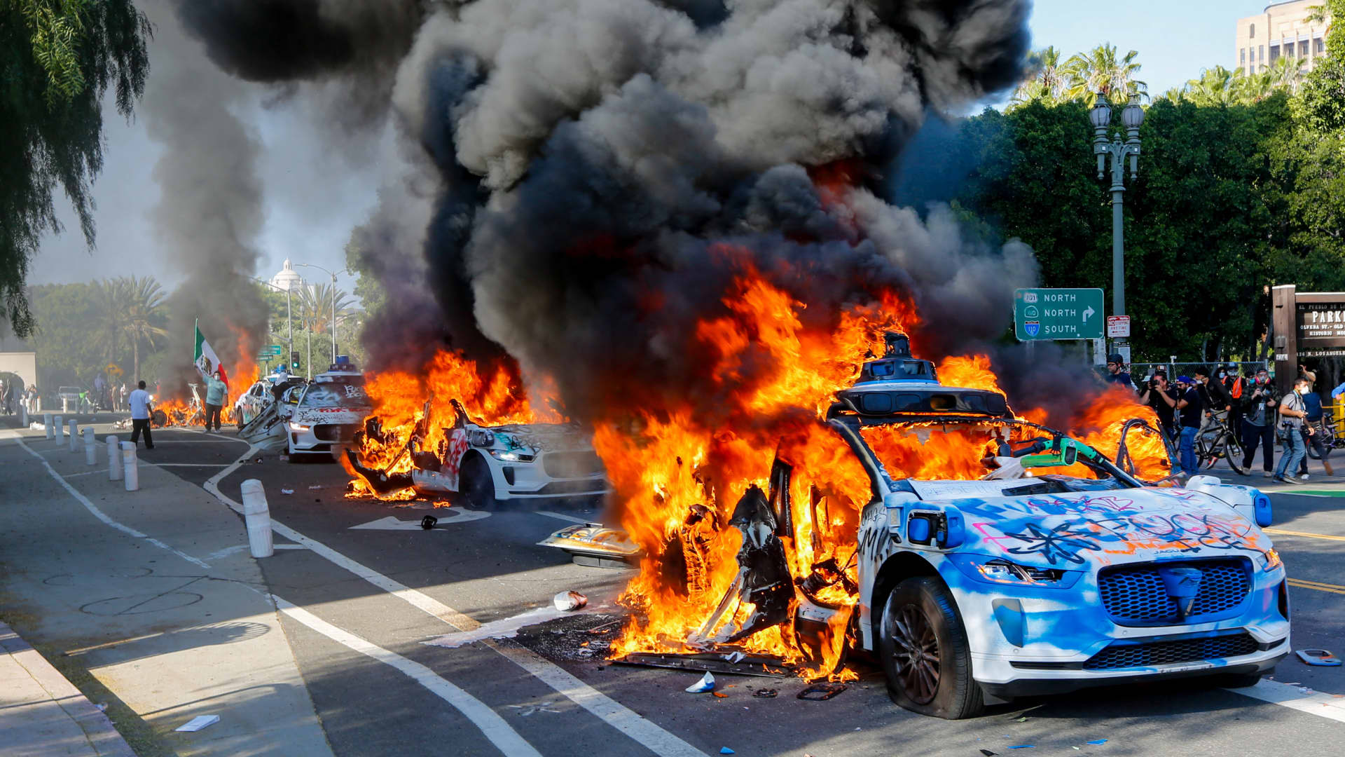 LA protests and incidents highlight ongoing social and political tensions