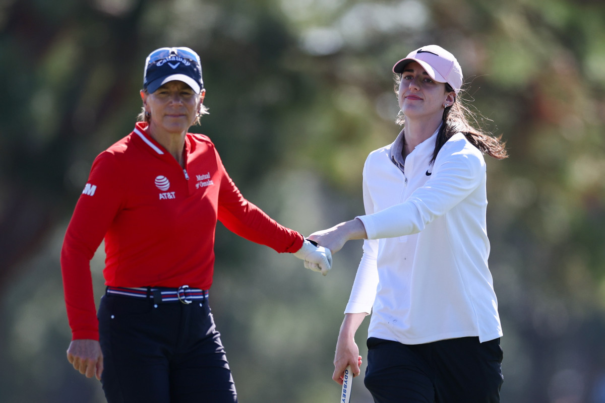 Featured image for Caitlin Clark Shines at LPGA with Impressive Golf Skills and Fan Support