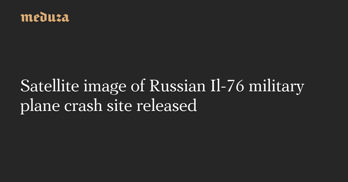 Featured image for "Russian Military Plane Crash and Prisoner Exchange: New Developments Unfold"
