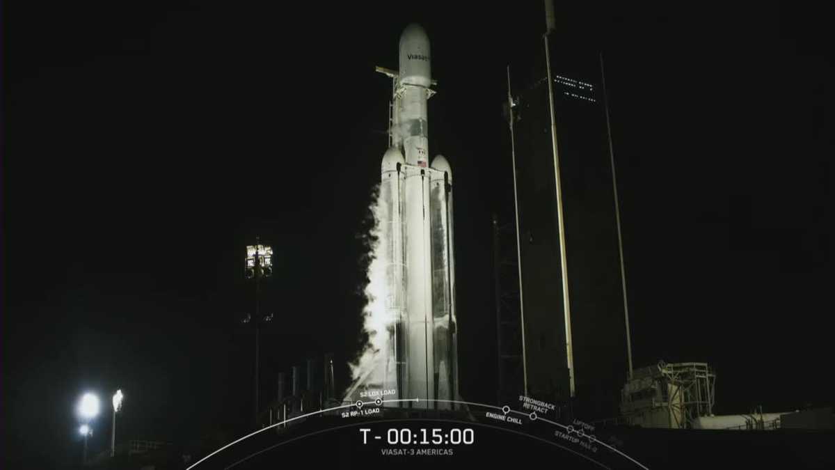 Falcon Heavy launch scrubbed by SpaceX.