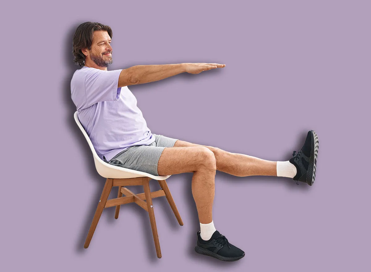 Featured image for 5 Chair Exercises to Quickly Reduce Belly Overhang After 55