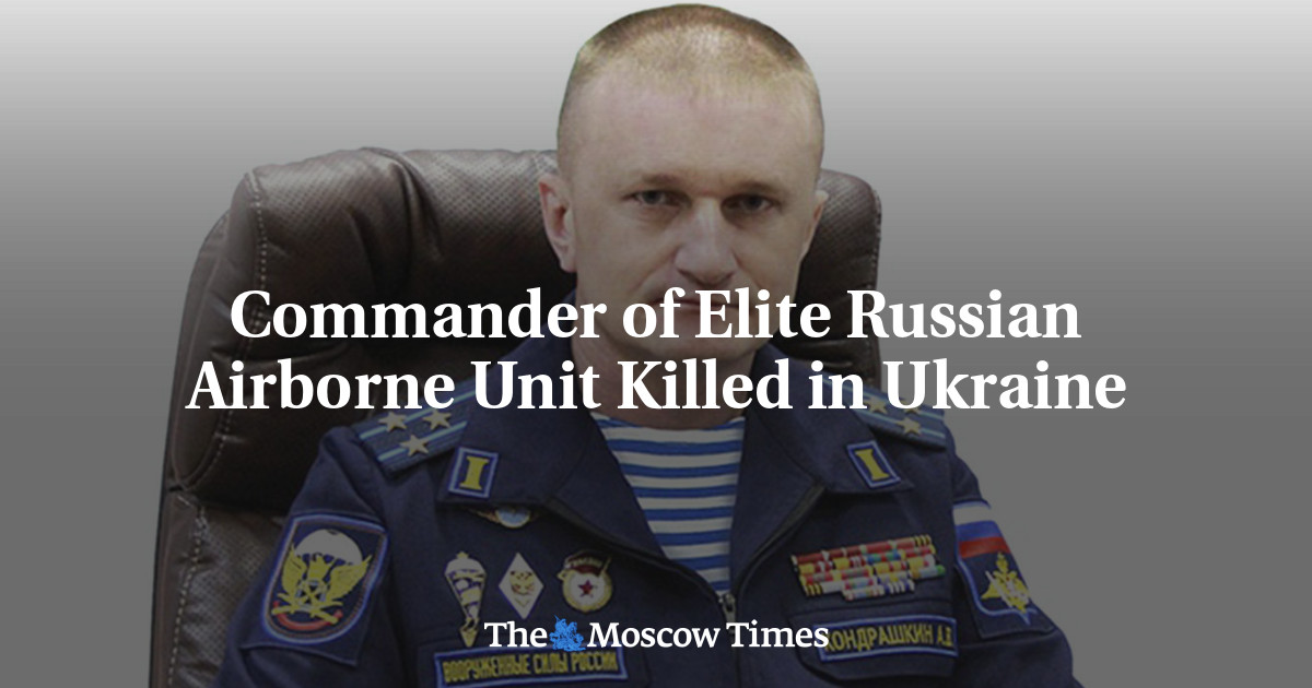 Russian Airborne Unit Commander Killed in Ukraine: Tragic Loss in Conflict