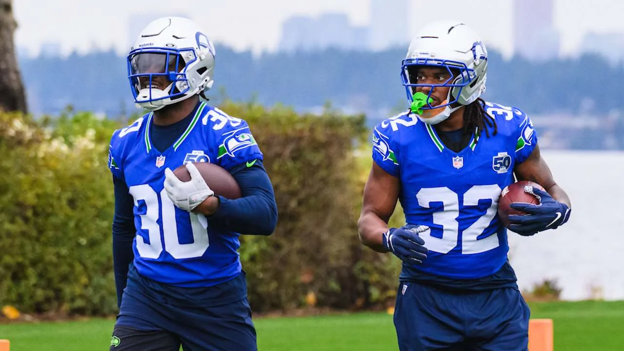 Seahawks Boost RB Depth by Elevating Akers and Velus Jones Jr. for NFC Championship