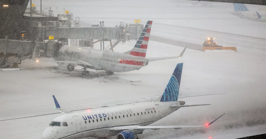 Winter Storm Triggers Pandemic-Era Flight Cancellations Across U.S.
