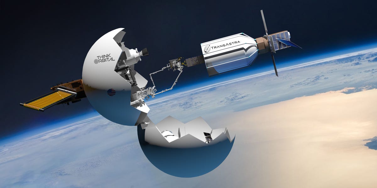 Featured image for TransAstra wins NASA contract to clean up space debris using bags