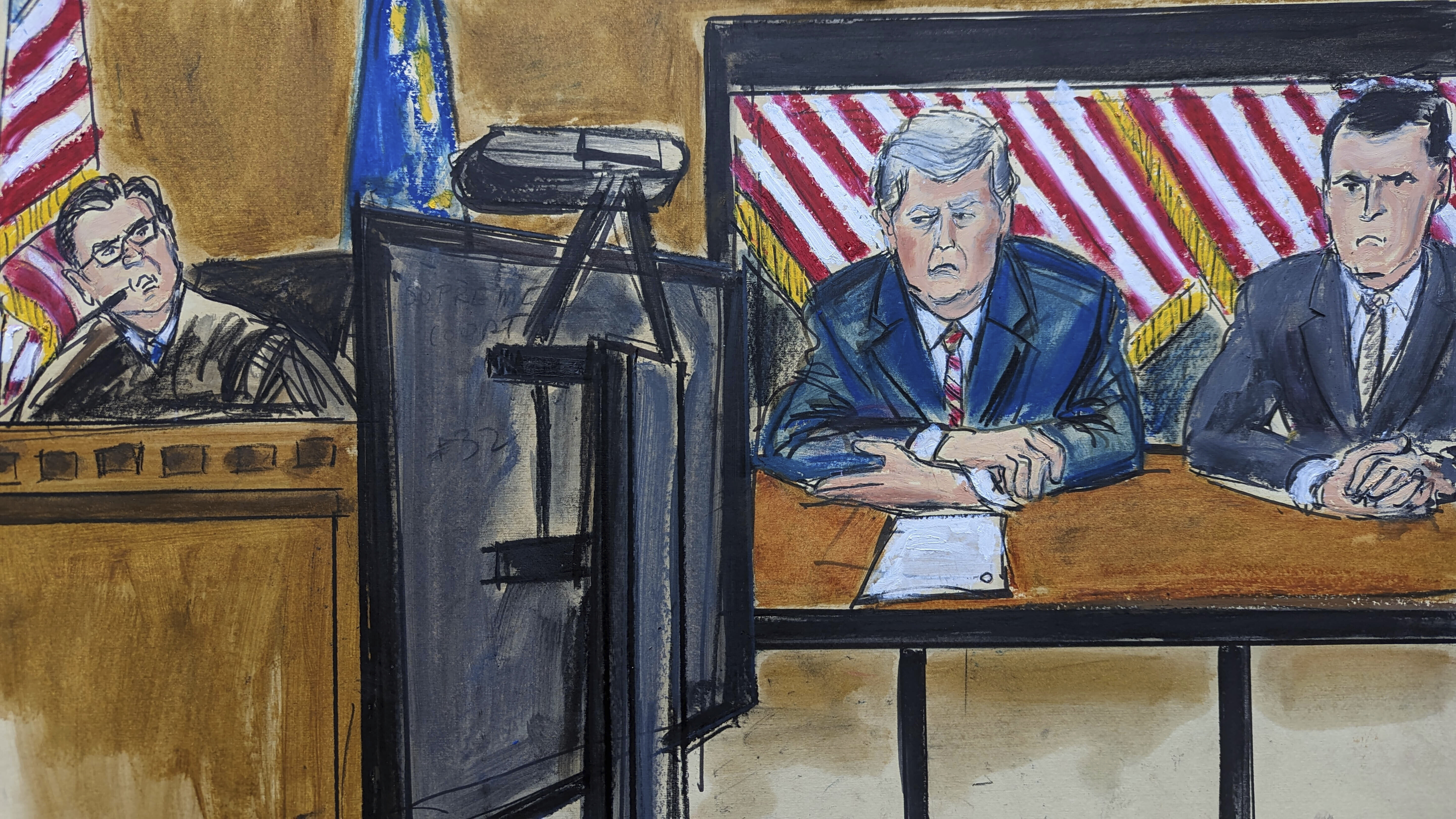 Trump's lawyers seek judge's recusal in hush money case over conflict of interest.