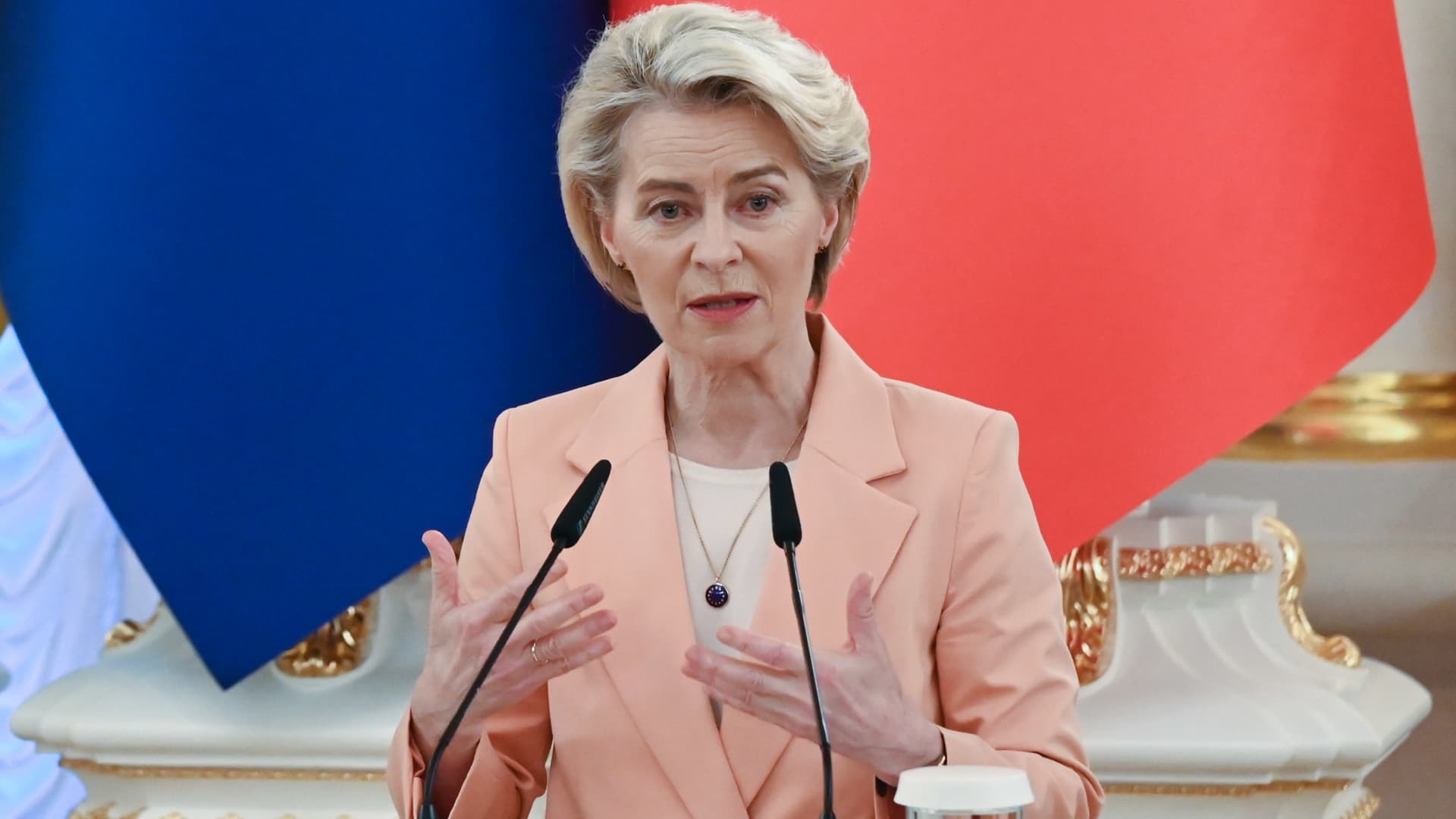 "EU's von der Leyen Urges Use of Frozen Russian Assets to Strengthen Ukraine's Military"