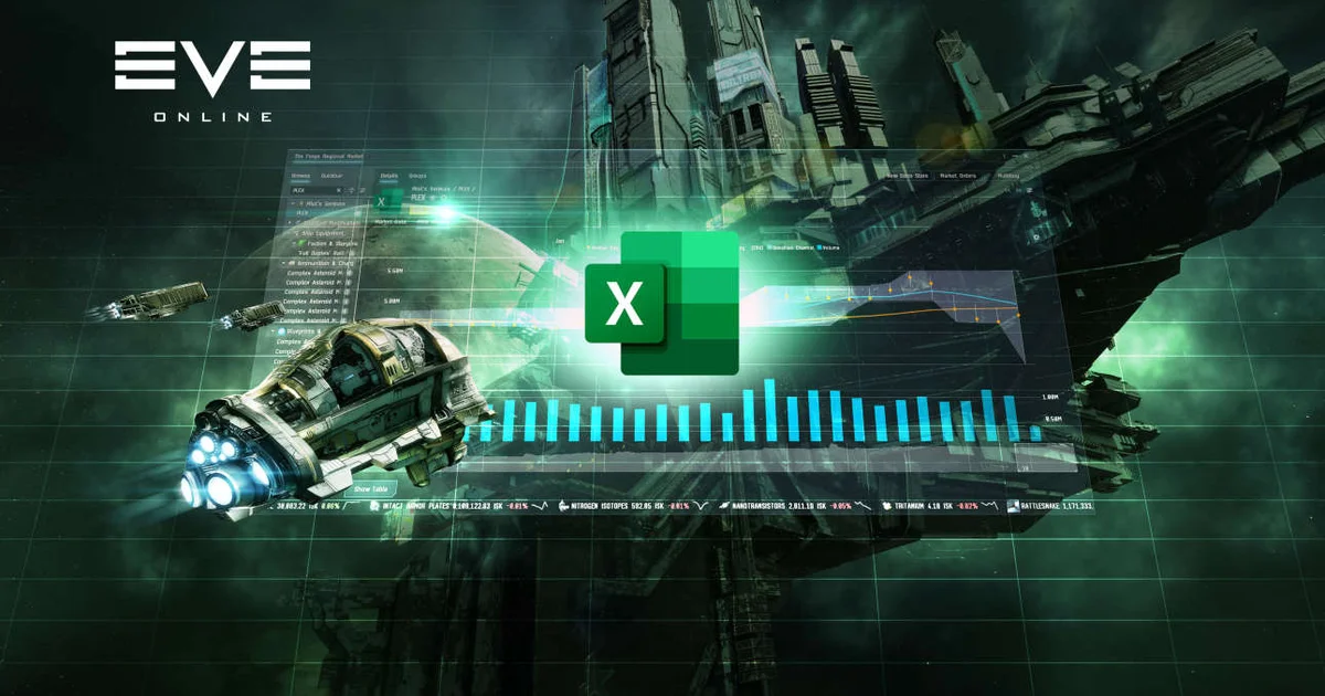 Featured image for Eve Online Launches Microsoft Excel Integration for Data Analysis.
