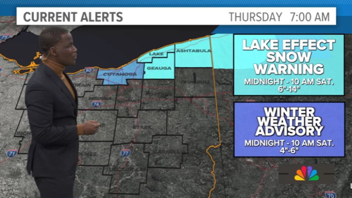 Featured image for Lake Effect Snow Warning Issued for Northeast Ohio