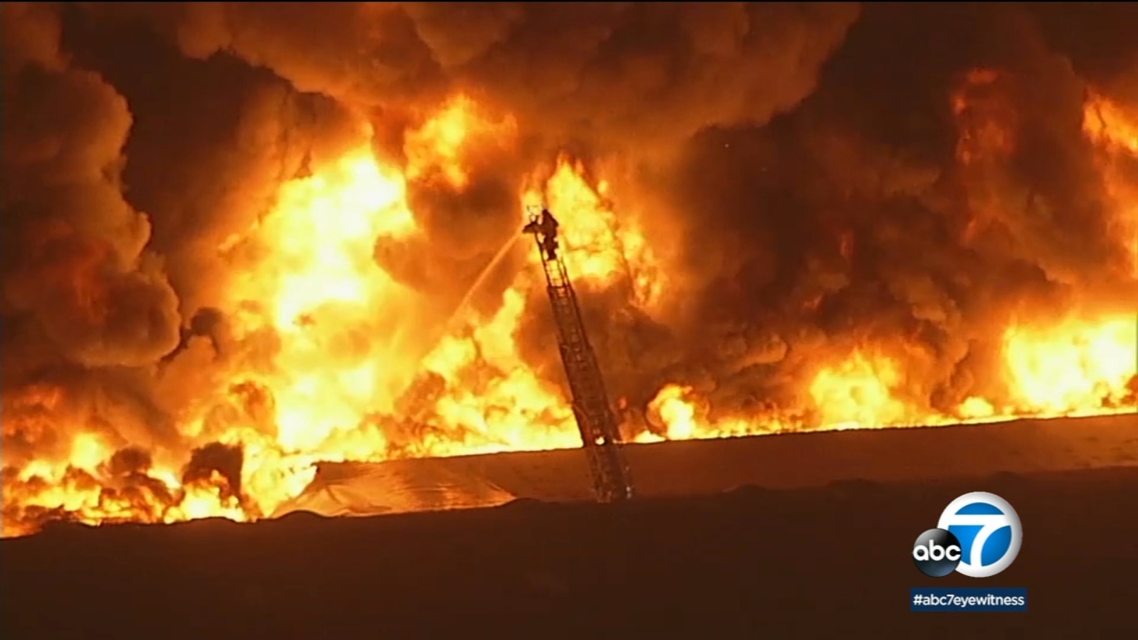Featured image for Massive Fire Engulfs Commerce Industrial Building.
