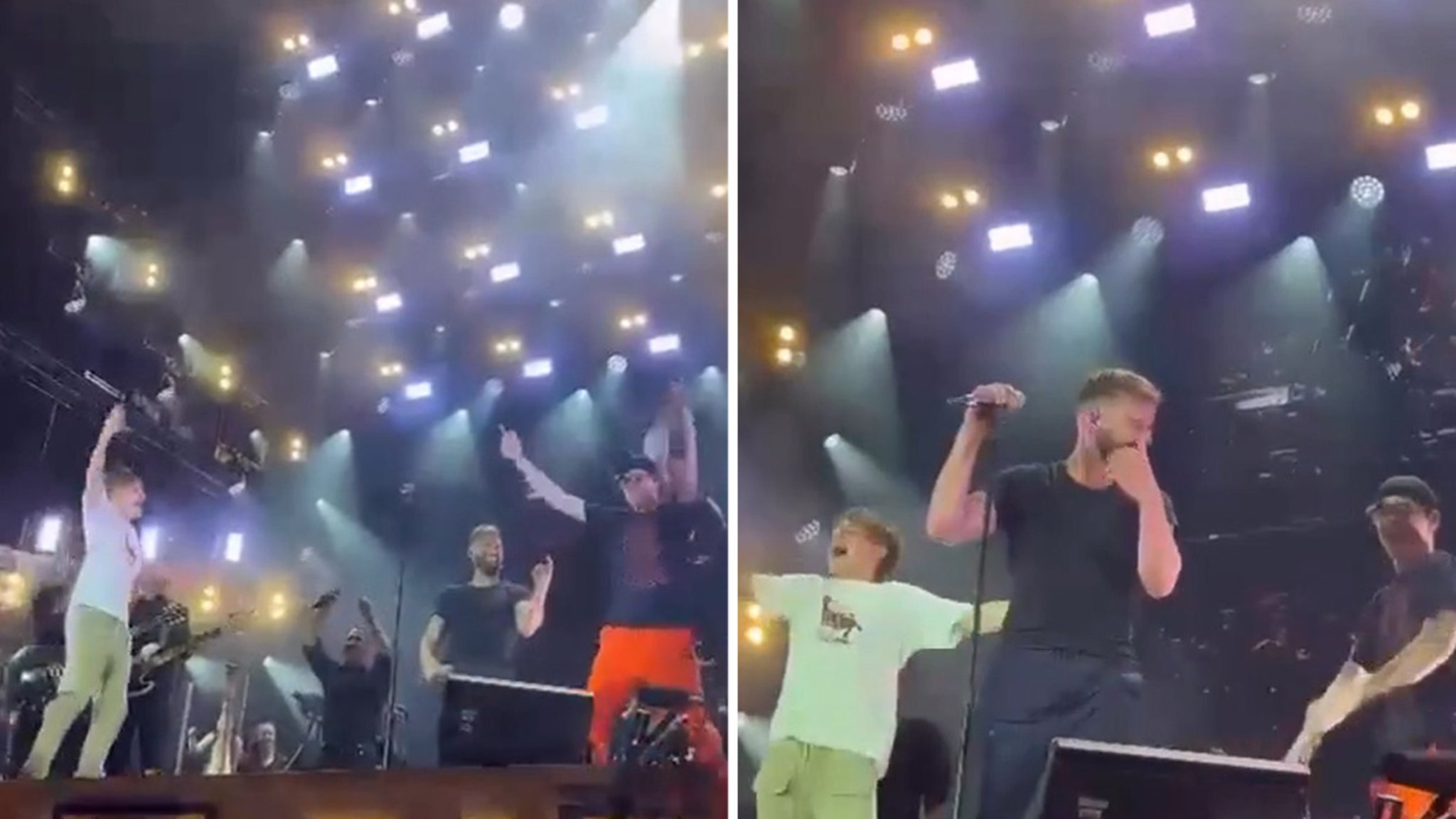 Featured image for Ricky Martin's Twins Bring Joy Amid Divorce in Surprise Onstage Appearance