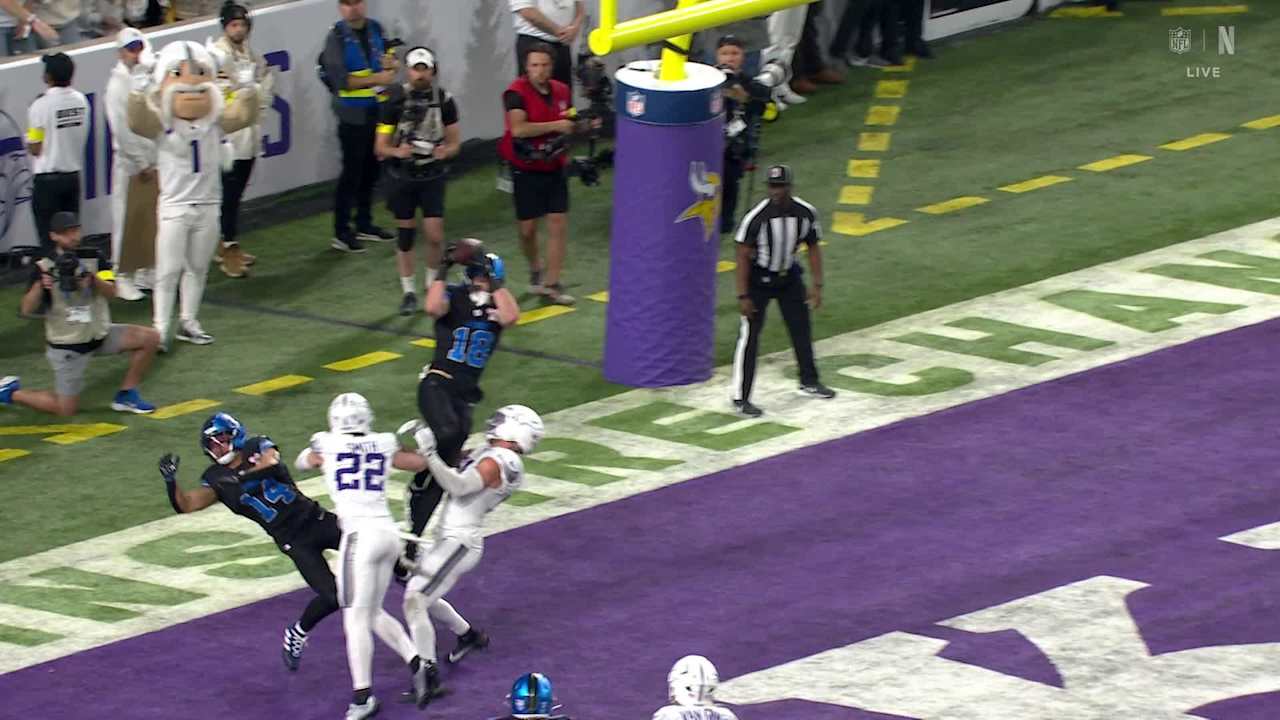 Featured image for Isaac TeSlaa Soars for Sixth Touchdown of 2025 Season