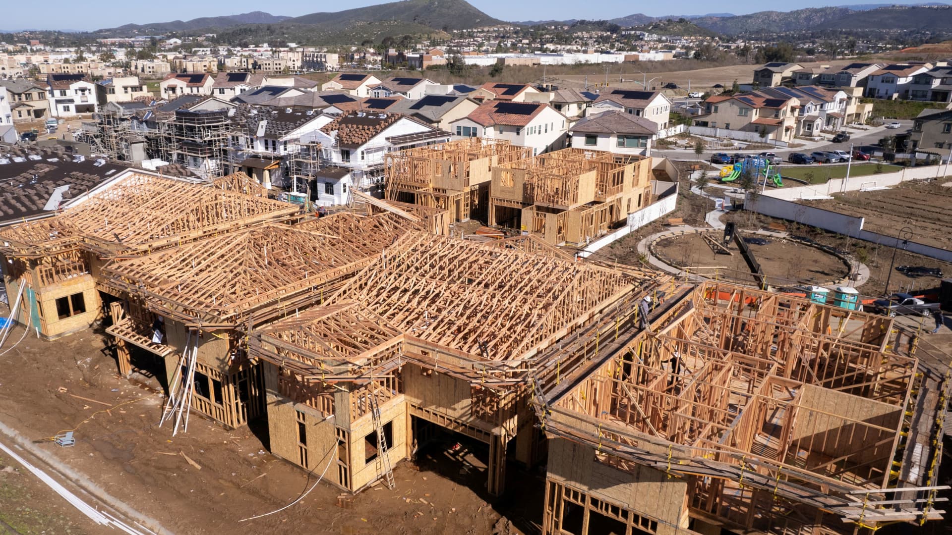 Featured image for Homebuilder sentiment rebounds after year-long slump.