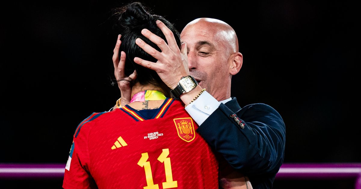 Featured image for "Spanish Soccer Player Alleges World Cup Kiss by Luis Rubiales Was Sexual Assault"