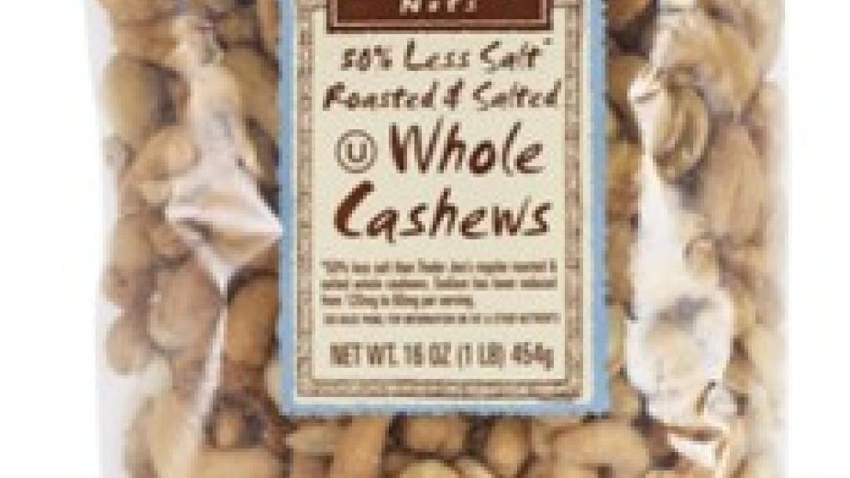 Trader Joe's Recalls Cashews in 16 States Over Salmonella Risk