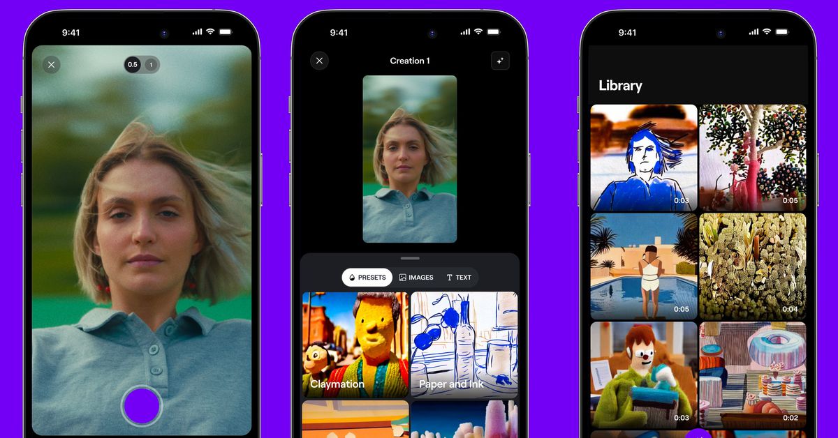 "Runway AI Launches iOS App for Easy Video Generation"