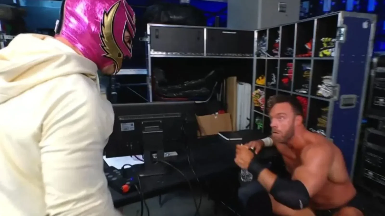 Rey Mysterio and LA Knight's feud heats up on WWE SmackDown.