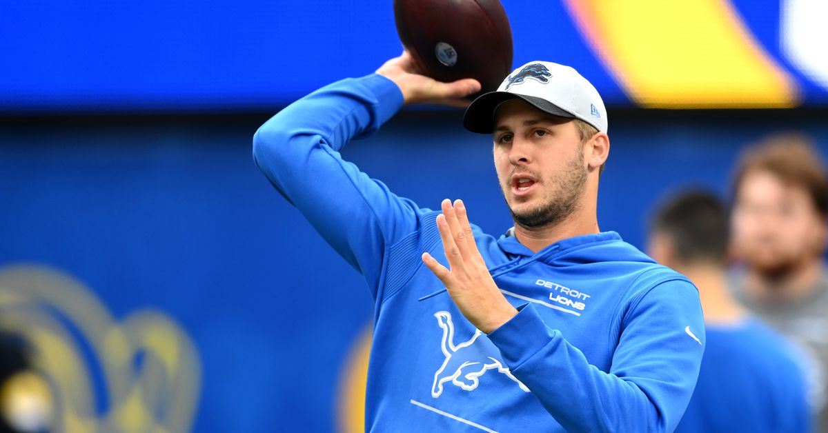 Featured image for "Motivated Detroit Lions Players Support Jared Goff in Wild Card Matchup"