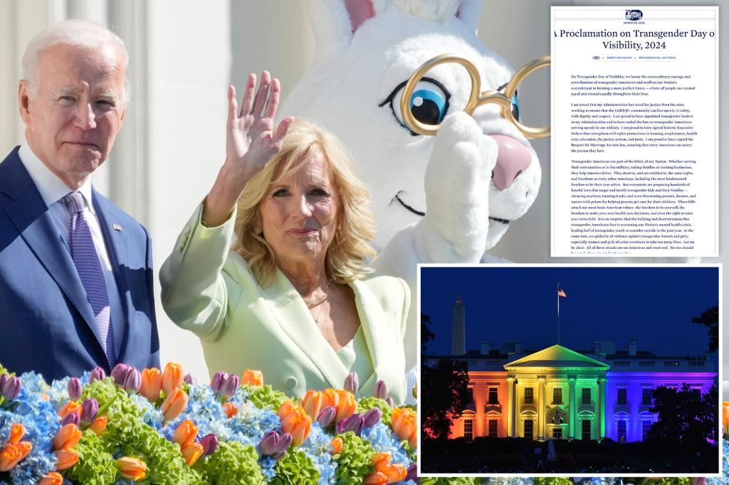Featured image for "Biden's Proclamation Sparks Controversy: Easter Sunday Designated as Transgender Day of Visibility"