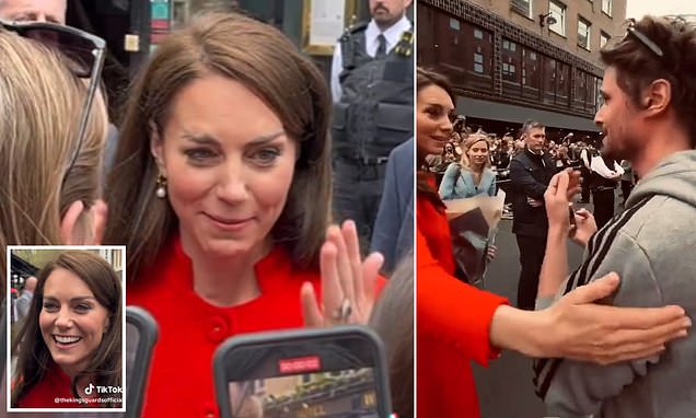 Featured image for "Kate Middleton breaks royal protocol with Soho fans and Tube encounter"
