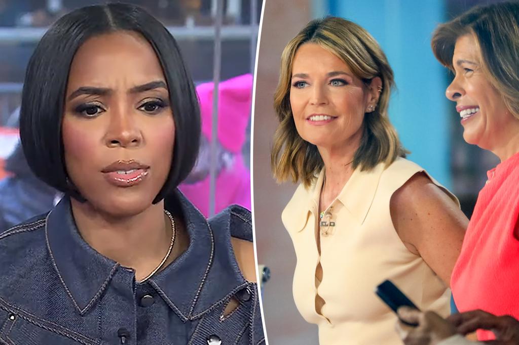 Featured image for Kelly Rowland's Unexpected Walkout: Savannah Guthrie's Perspective