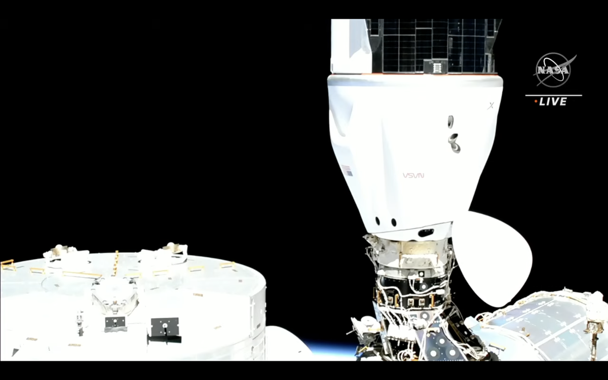 Astronauts relocate SpaceX Dragon capsule on space station in upcoming mission.