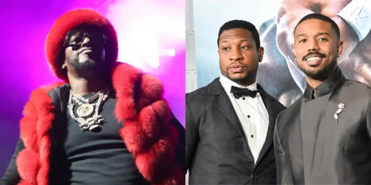 Rap community defends Michael B. Jordan and Jonathan Majors' photo shoot after Cam'ron's controversial comments.