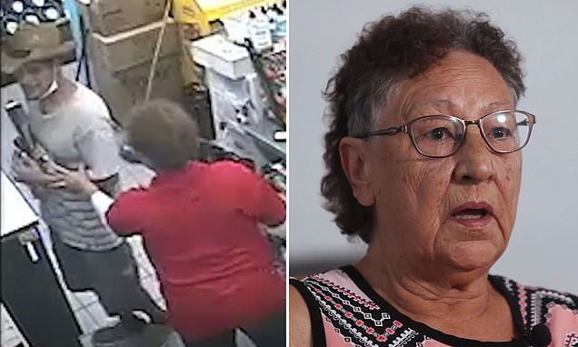 Featured image for Widow sues gas station for firing her after confronting knifeman.