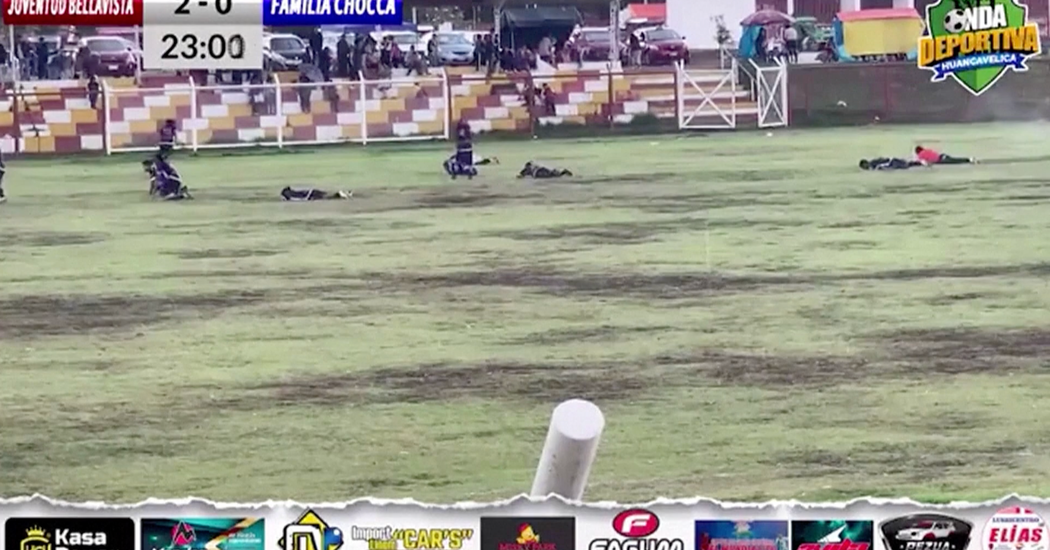 Peruvian Soccer Player Dies in Lightning Strike During Televised Match