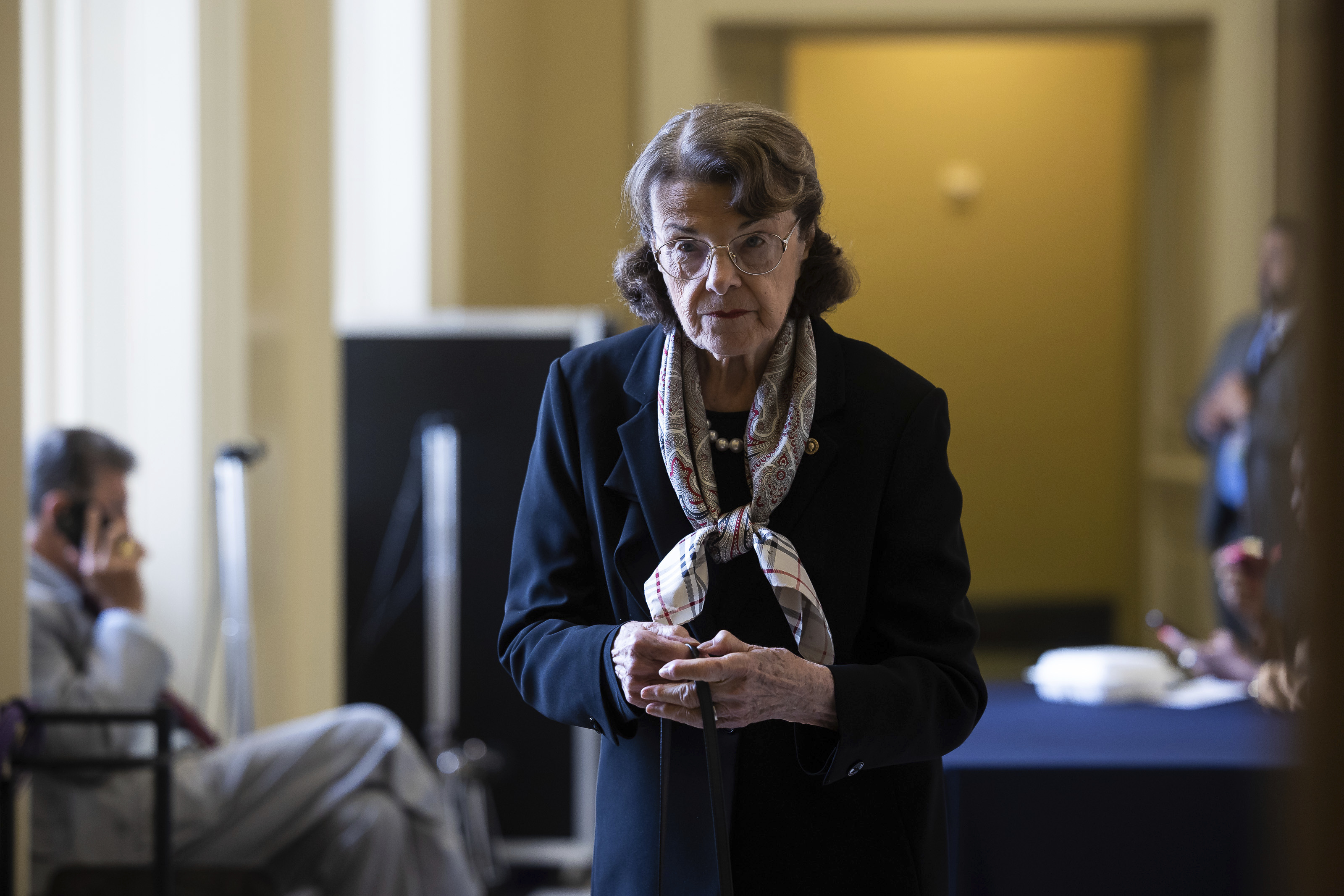 Calls for Senator Feinstein's resignation grow amid party pressure.