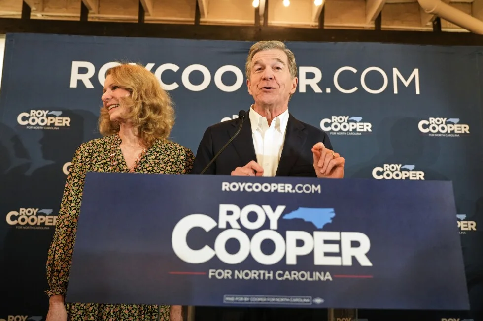 Trump-backed Republican faces Roy Cooper in North Carolina's pivotal Senate race