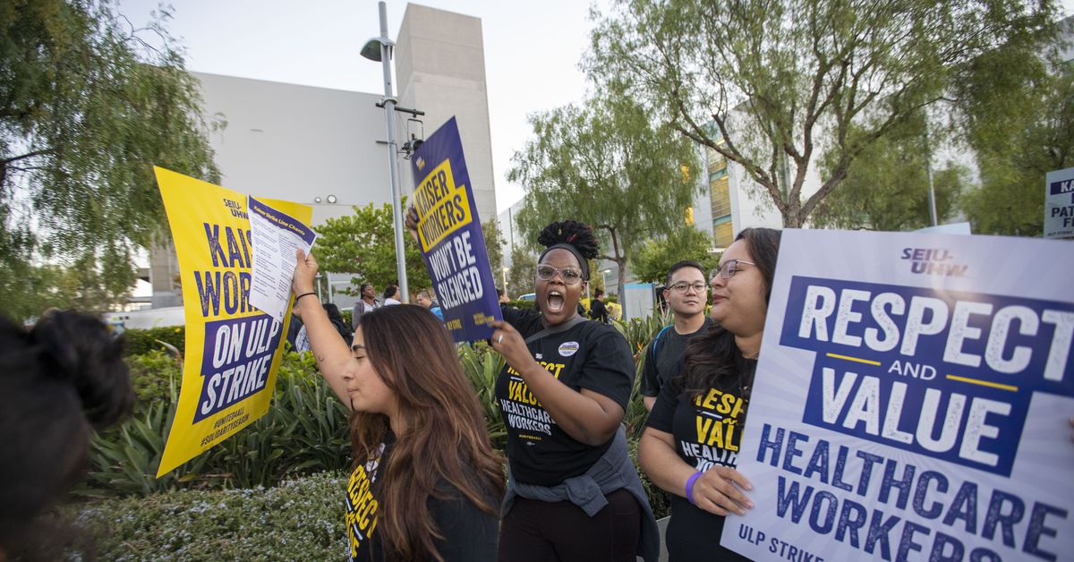 Kaiser Permanente Workers Demand Recognition and Change in Historic Strike