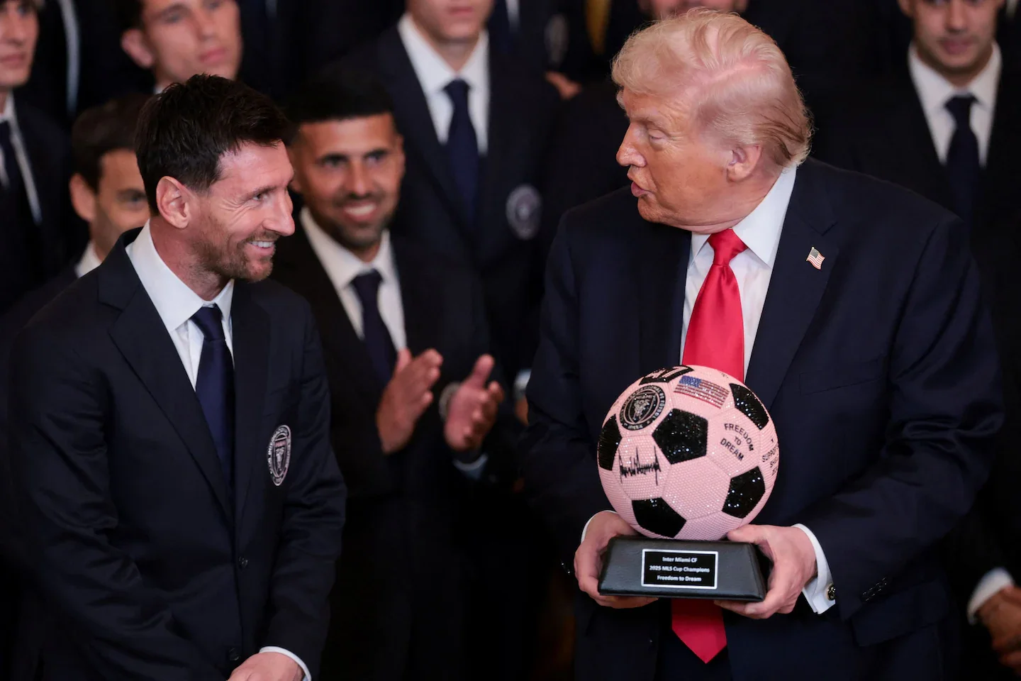 Messi Visits the White House as Trump Revels in Fandom and Pageantry