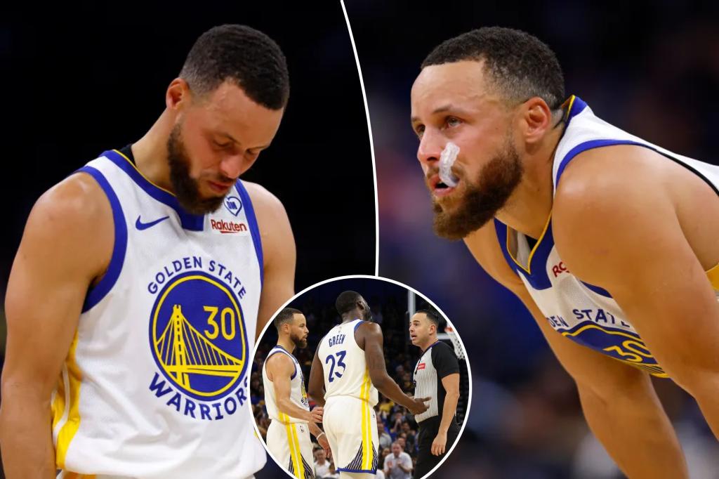 "Steph Curry's Emotional Response to Draymond Green's Ejection"