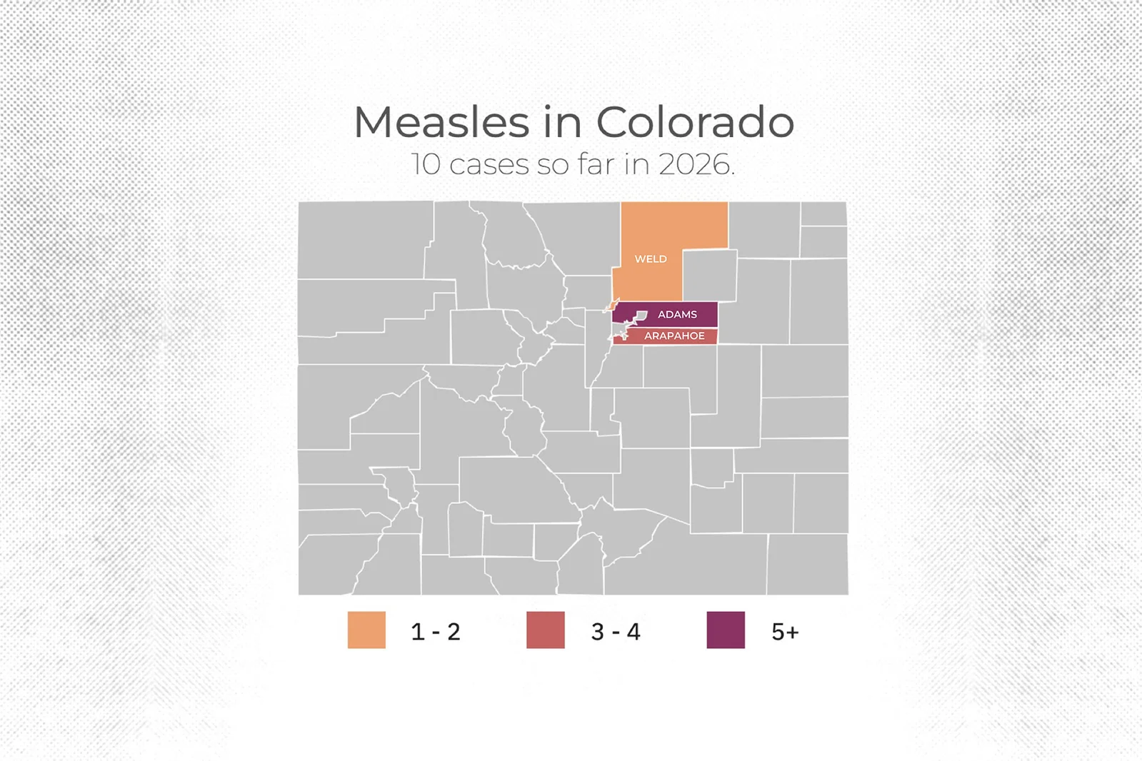 Colorado's measles outbreak grows to 10 cases, linked to Broomfield High School
