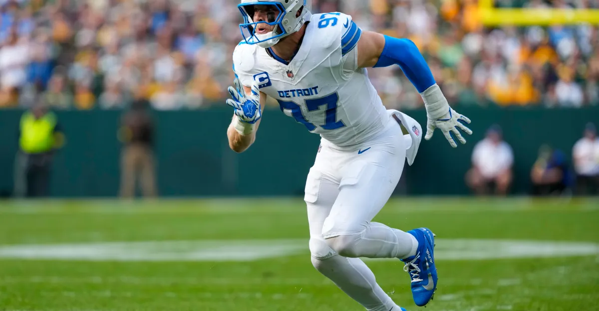 Featured image for Hutchinson Faces Challenges as Lions' Pass Rush Expectations Rise