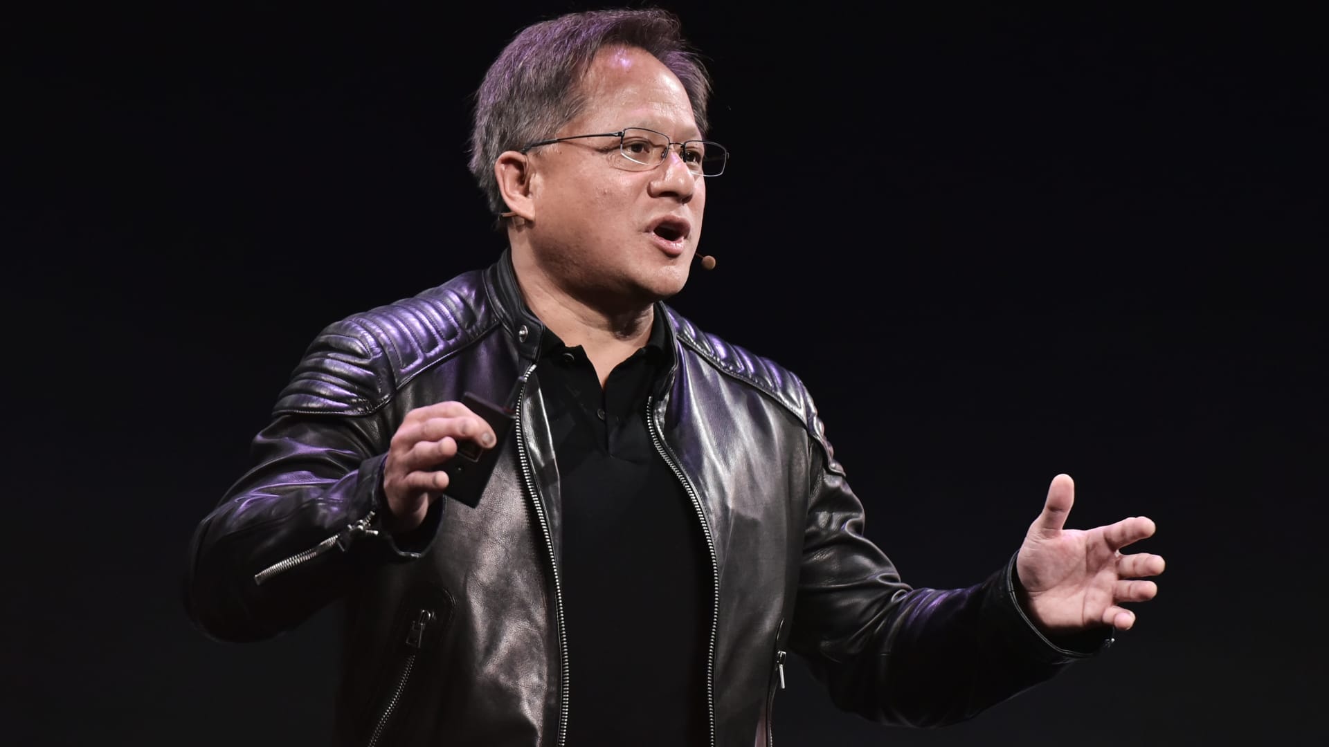 Nvidia's CEO bullish on AI's growth potential beyond chips.