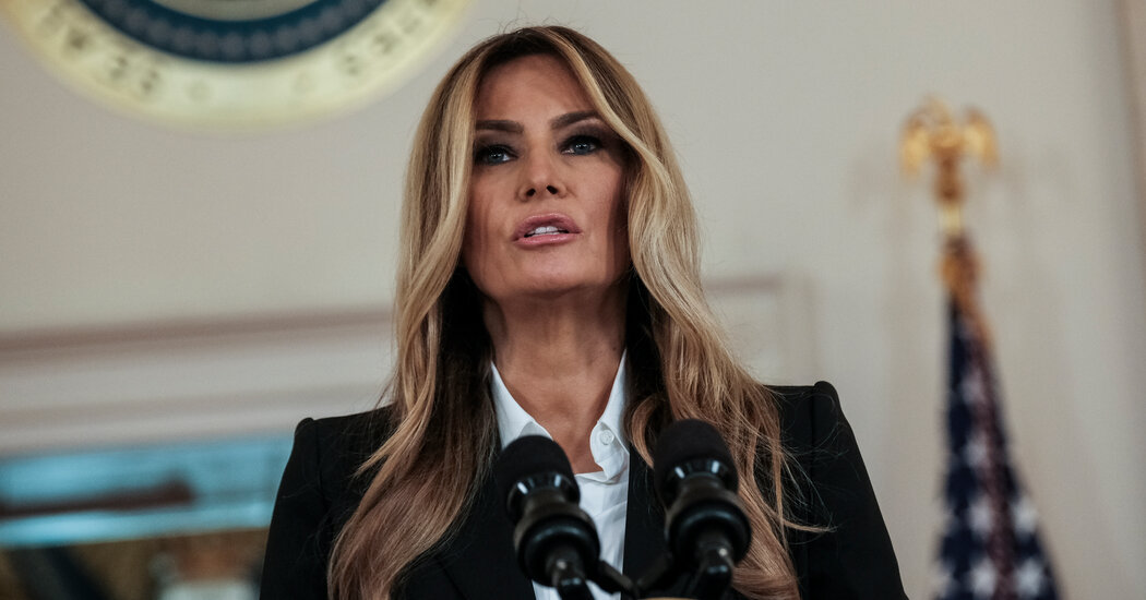 Featured image for Melania Trump Claims Dialogue with Putin on Reuniting Ukrainian Children