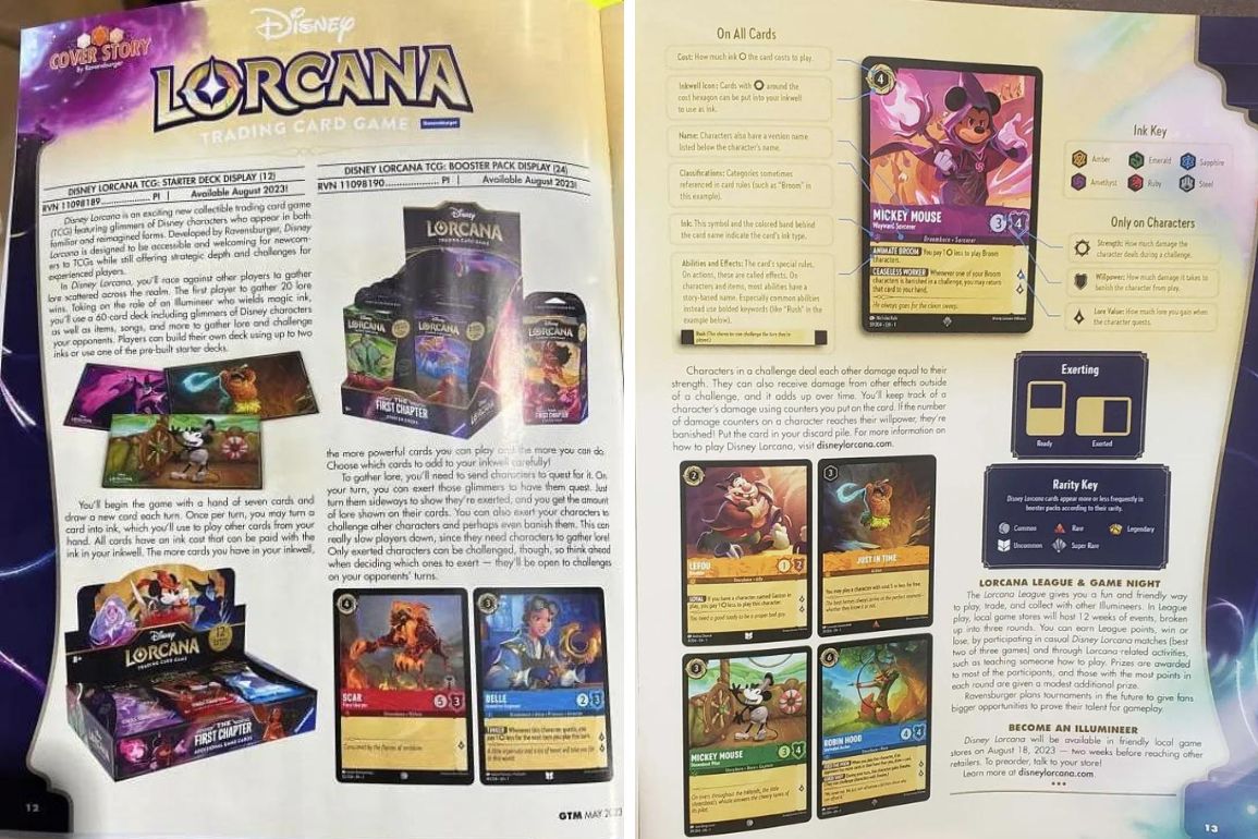 Disney Lorcana: Gameplay Rules and Details Unveiled