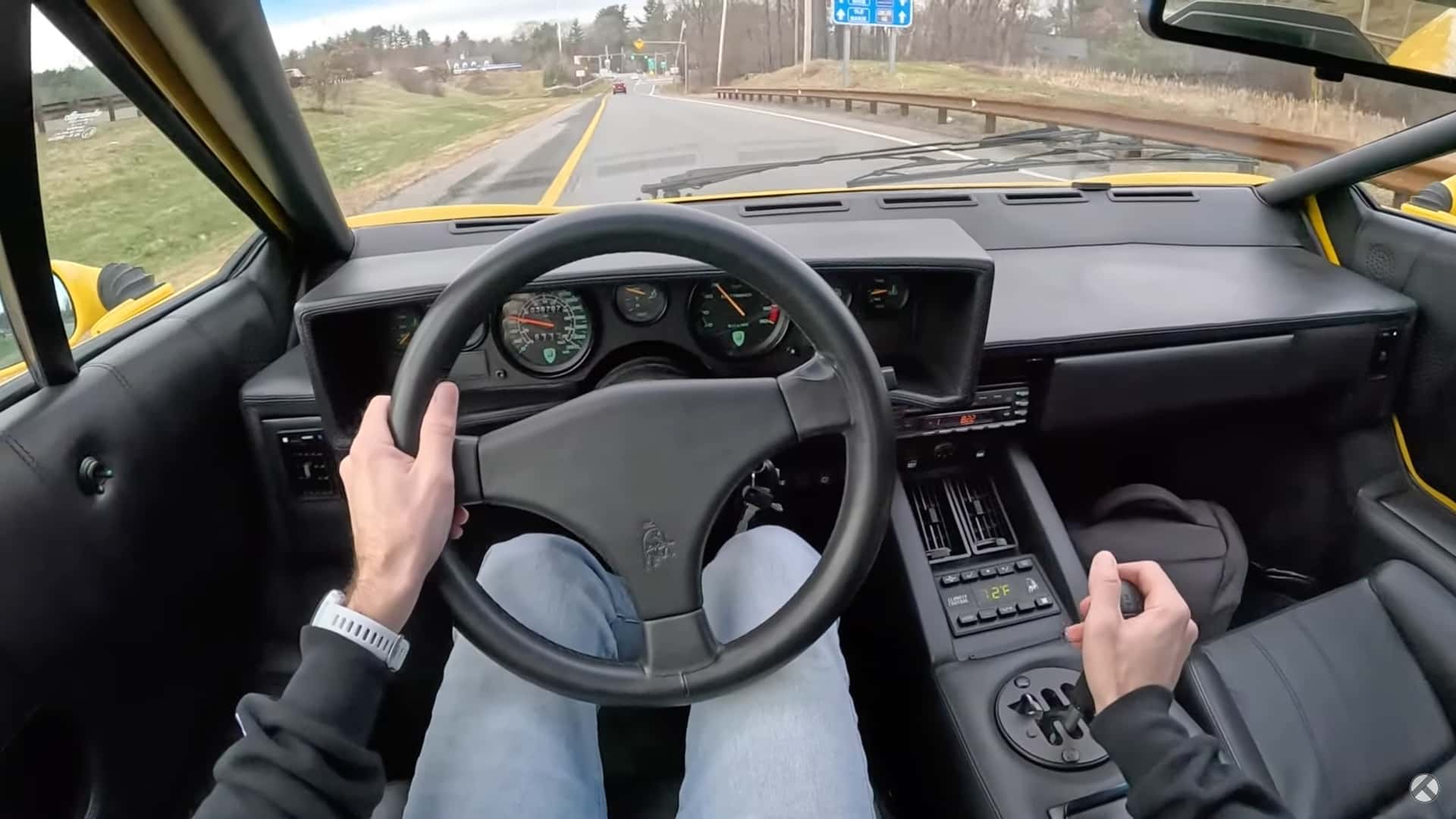 "Experiencing the Thrill of Driving a Lamborghini Countach"
